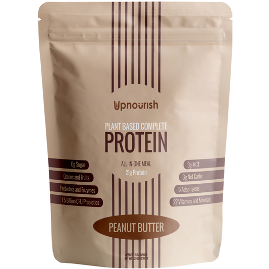 Vegan Plant Based Complete Protein Meal Replacement Shake Peanut Butter